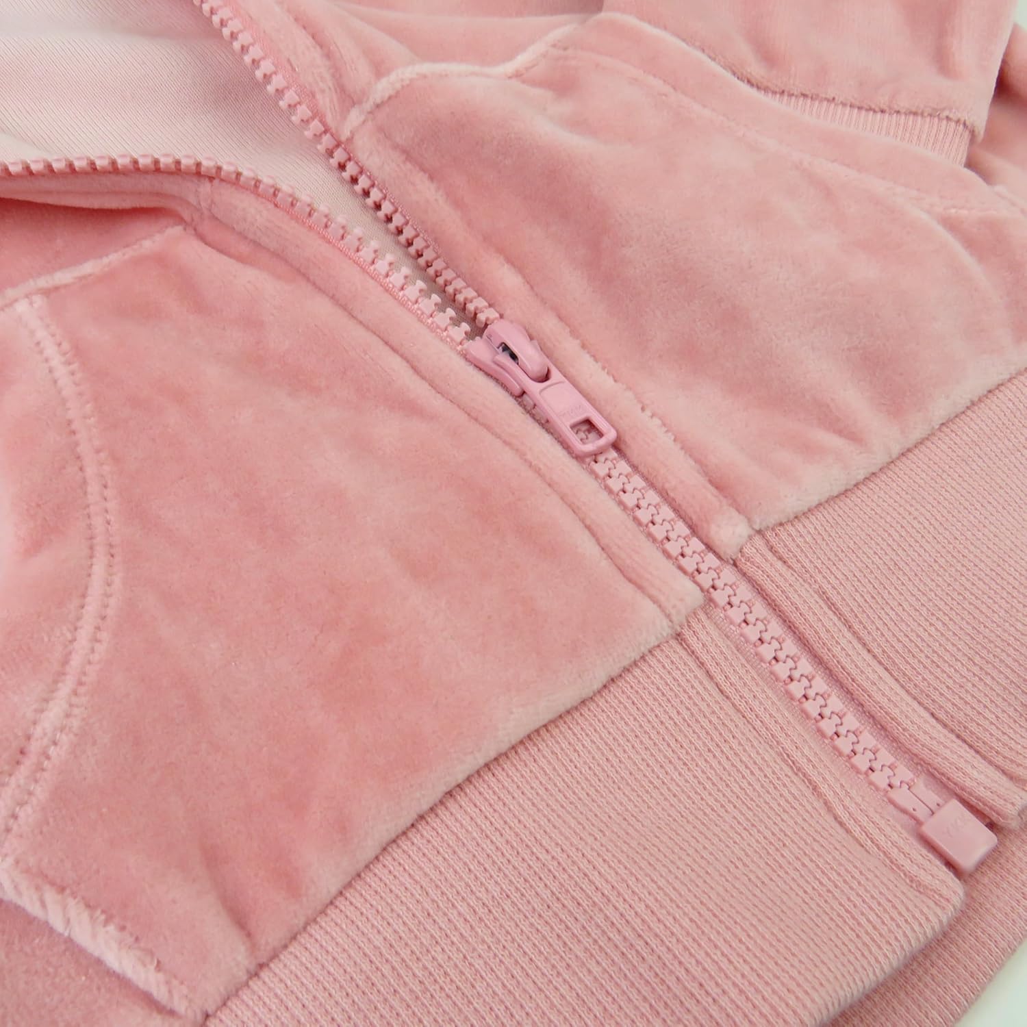 HonestBaby Organic Cotton Velour Tracksuit Set