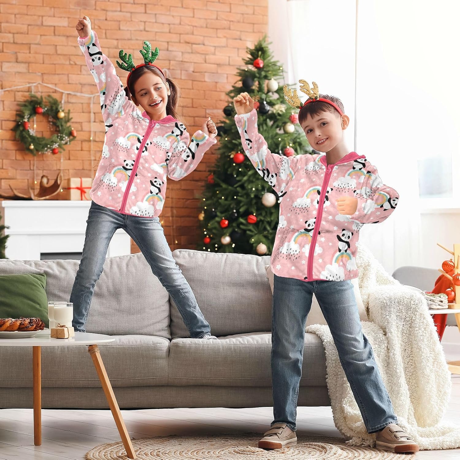 Aflyko Girls Fleece Jacket Soft Warm