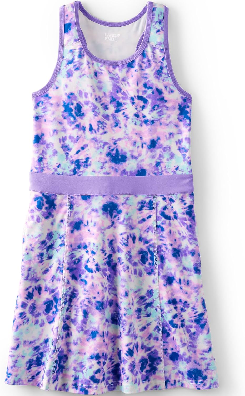 Lands End Girls Athletic Tank Top Dress 1