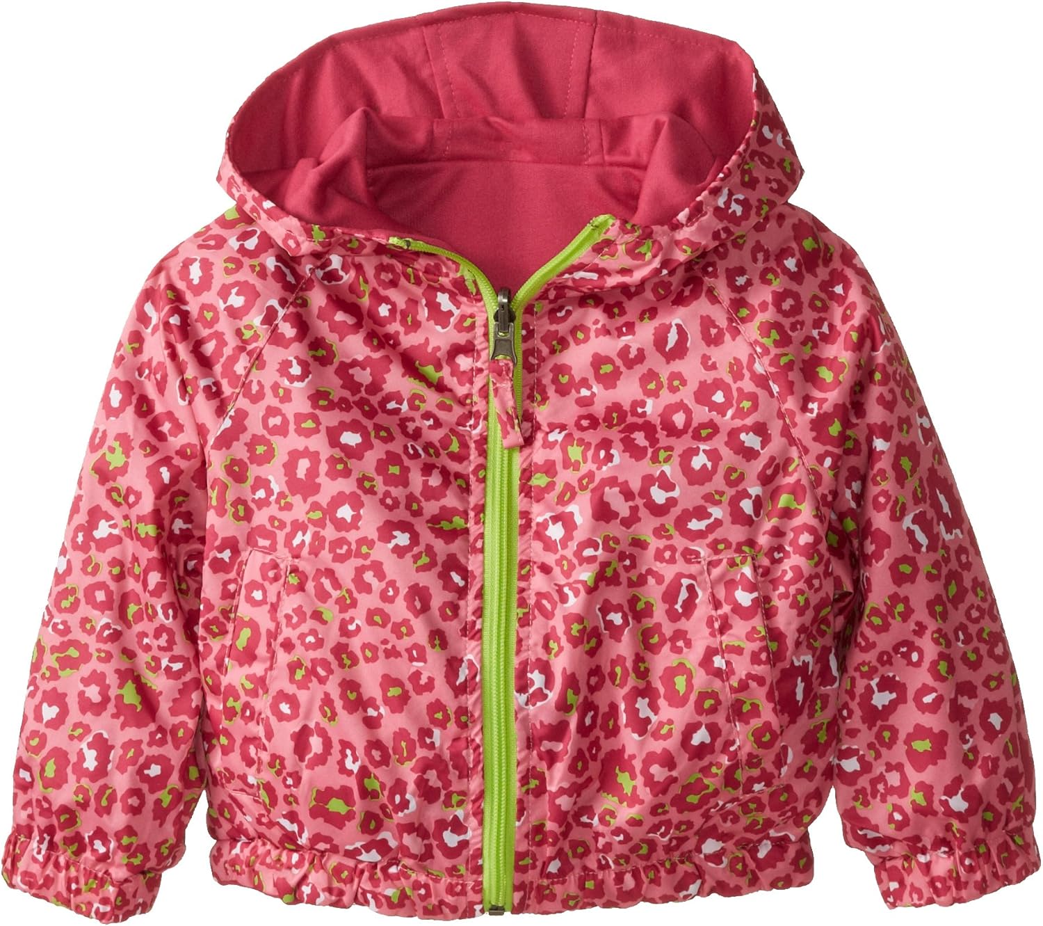 big girls reversible leopard jacket