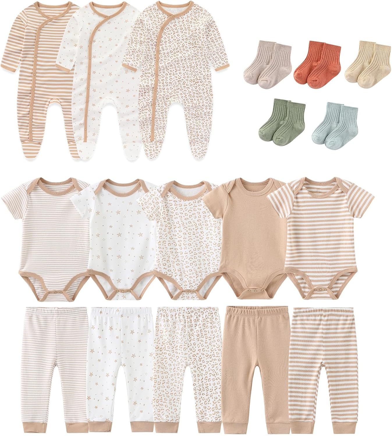 Baby Boy Girl 18 Pack Layette Set Cotton