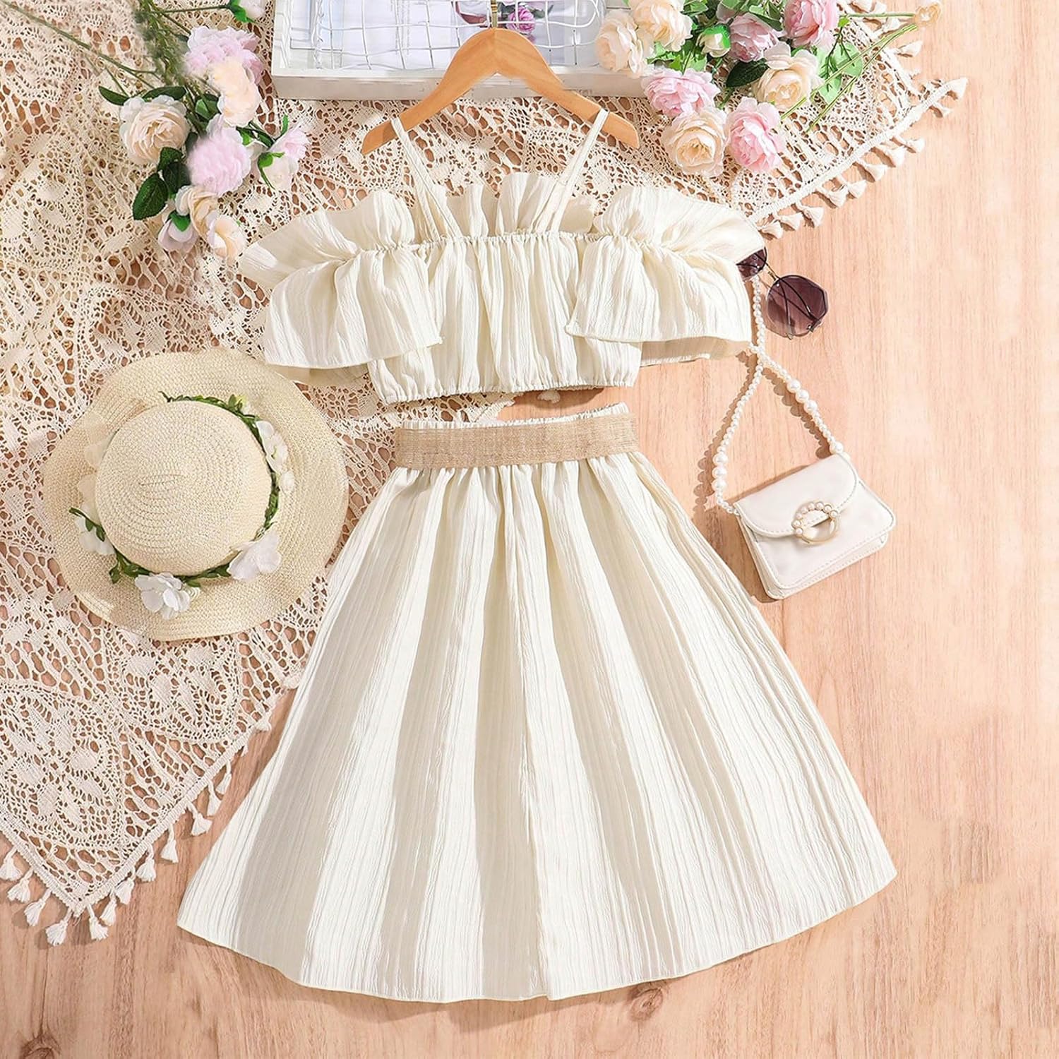 Fun filepath Ruffle Set for Toddlers Kids
