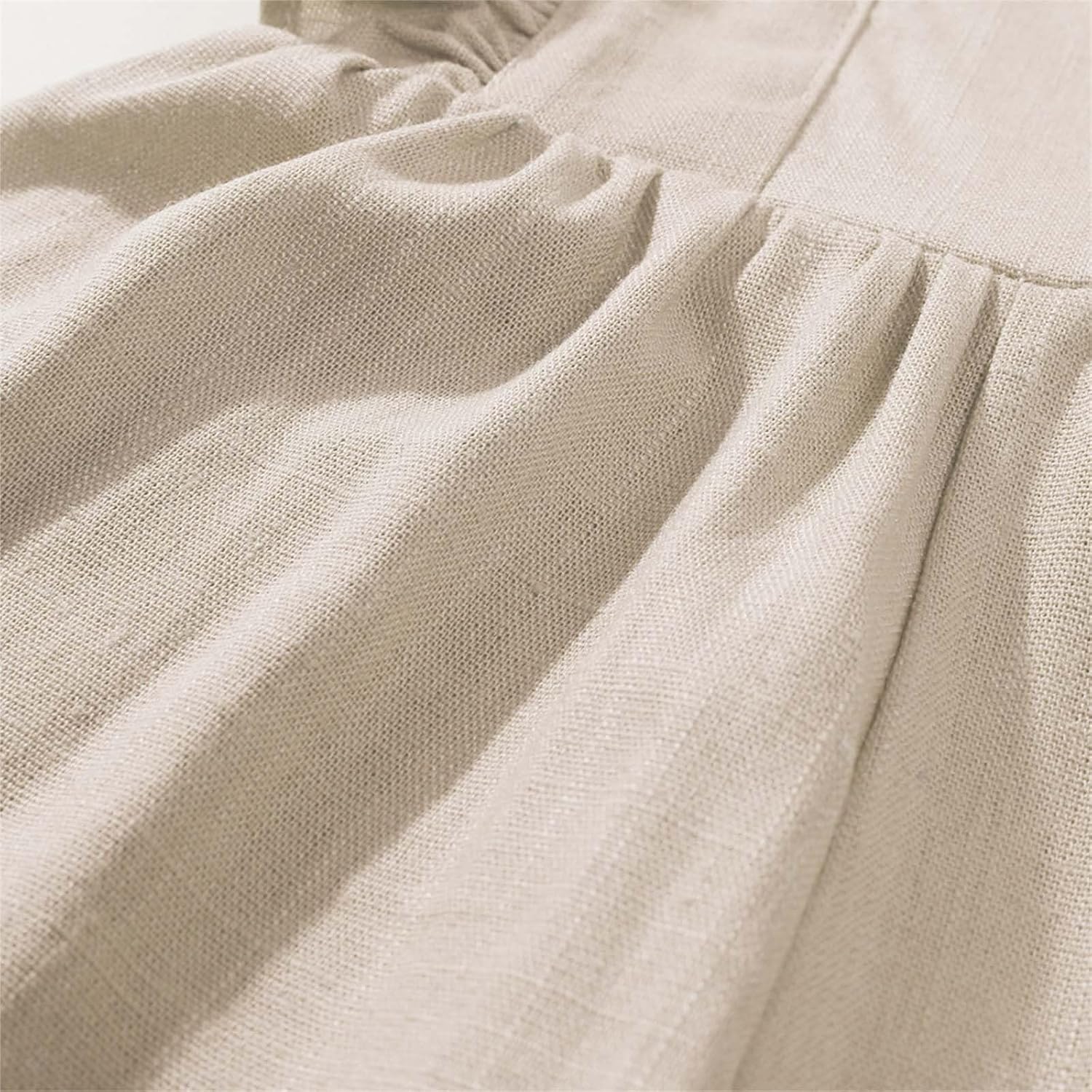 Cotton Linen Baby Jumpsuit