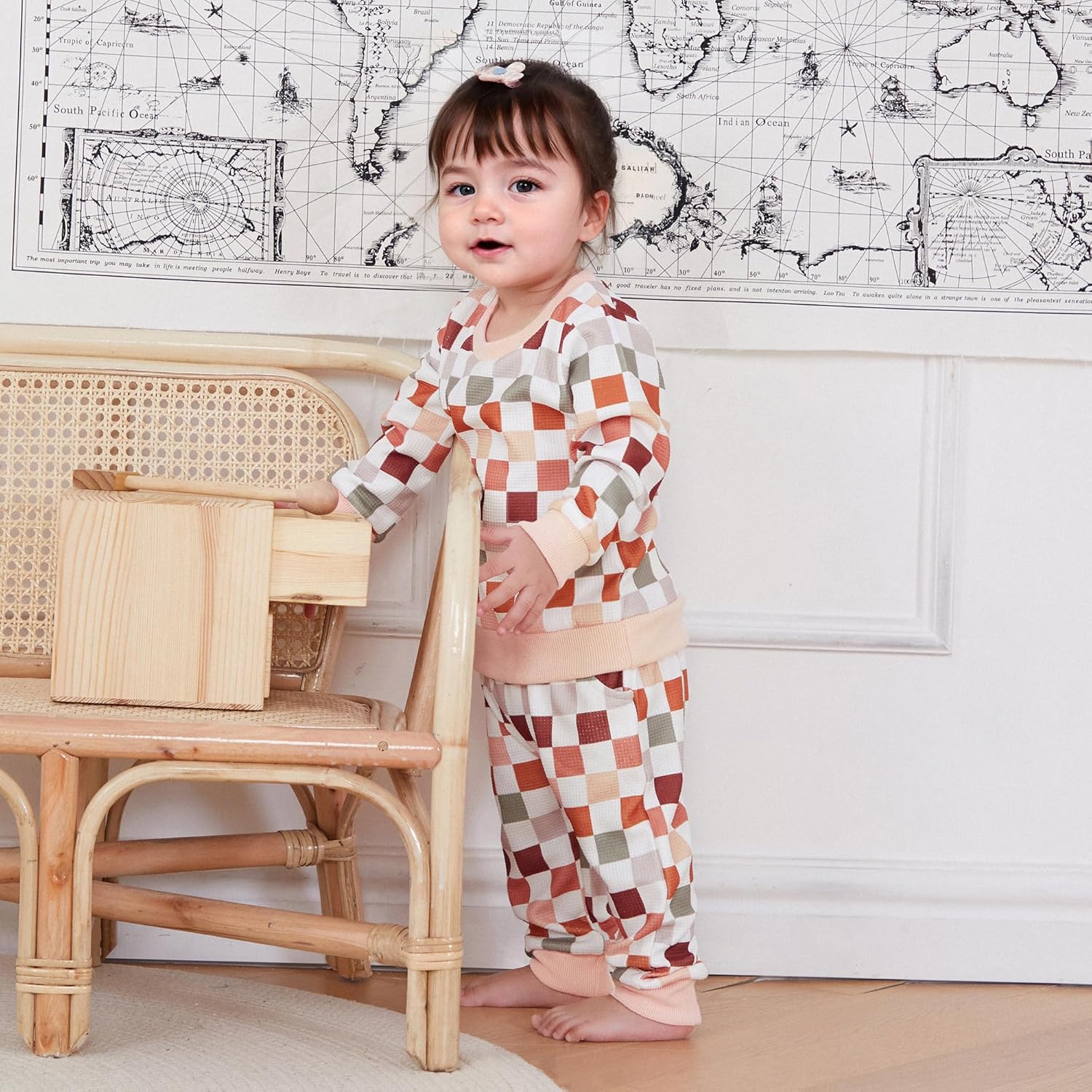 Stylish Baby Outfit - Check