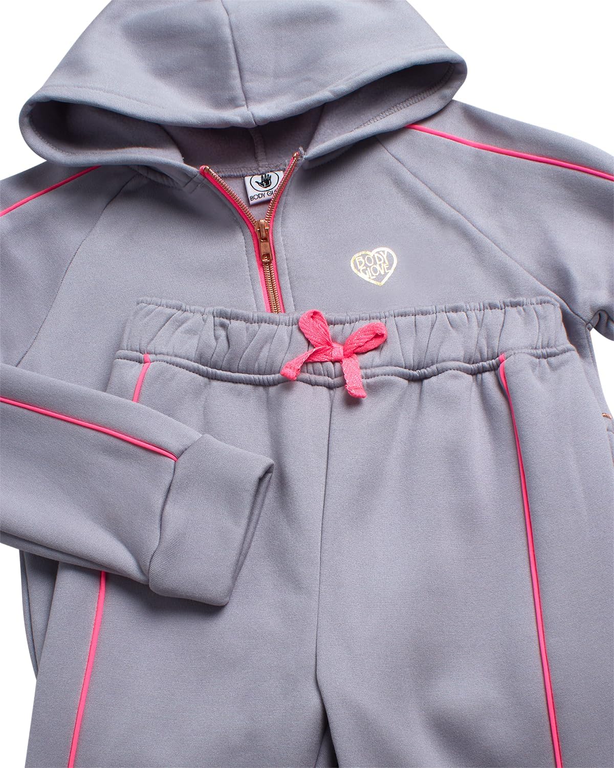 Body Glove Girls Jogger Set - Fleece Sweatsuit 7-12