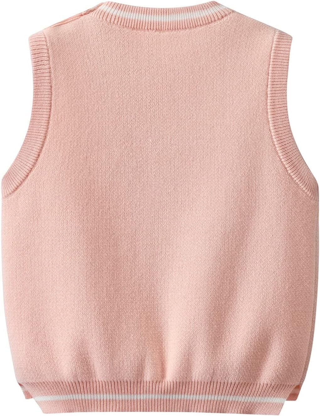 Newborn Baby Glow Sleeveless Knitted Sweater - Autumn Brown for Girls Boys