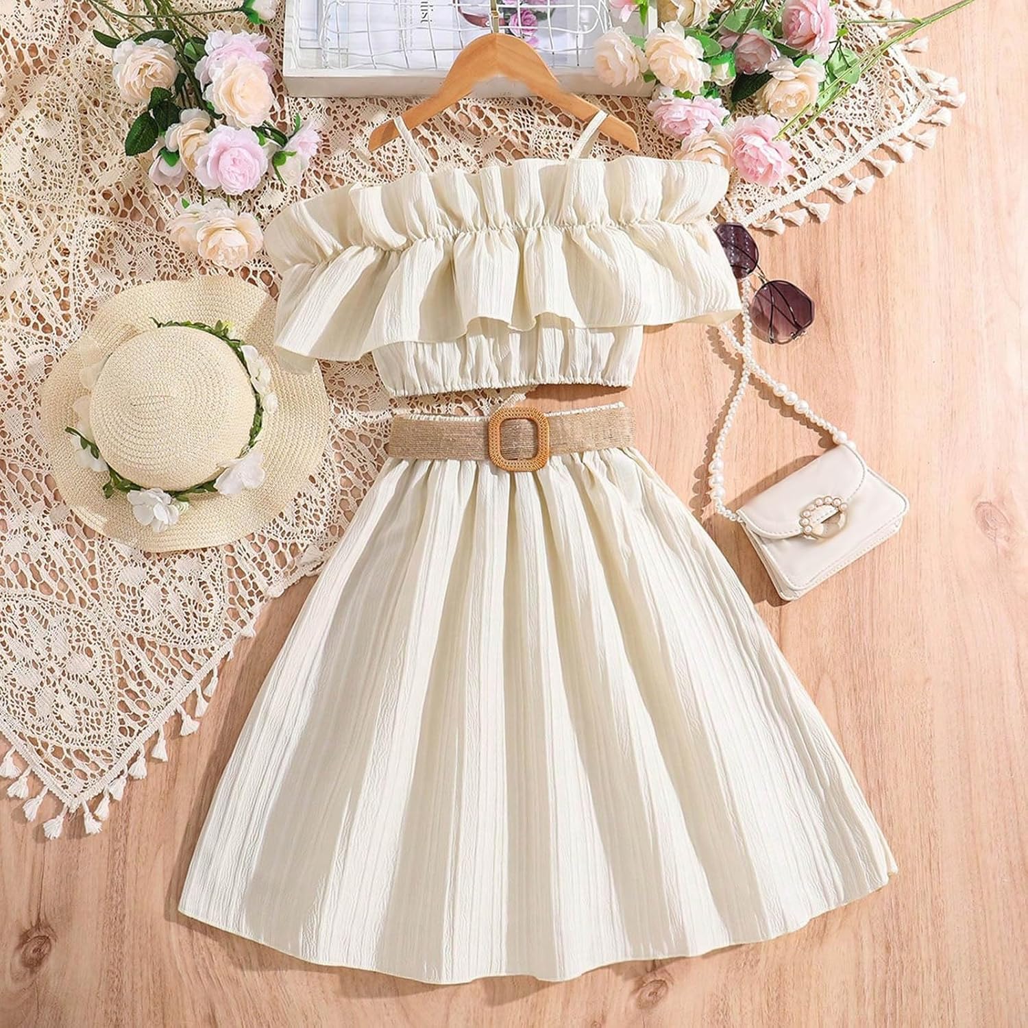 Fun filepath Ruffle Set for Toddlers Kids