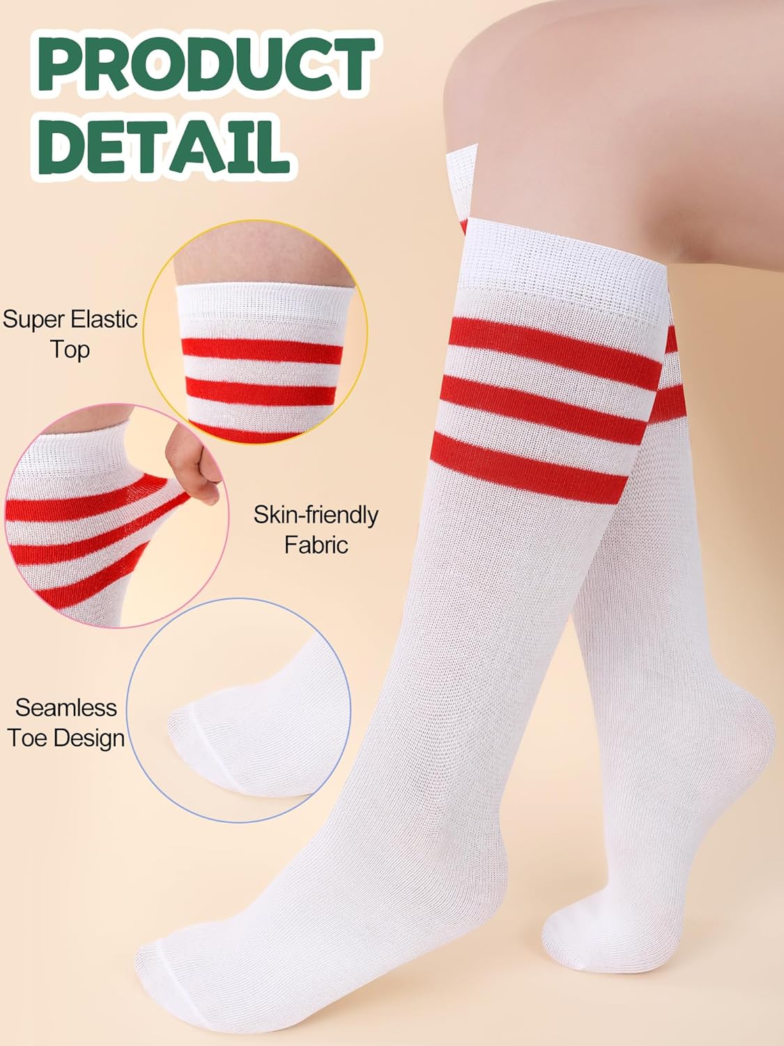 Fun Stripe Socks for Kids