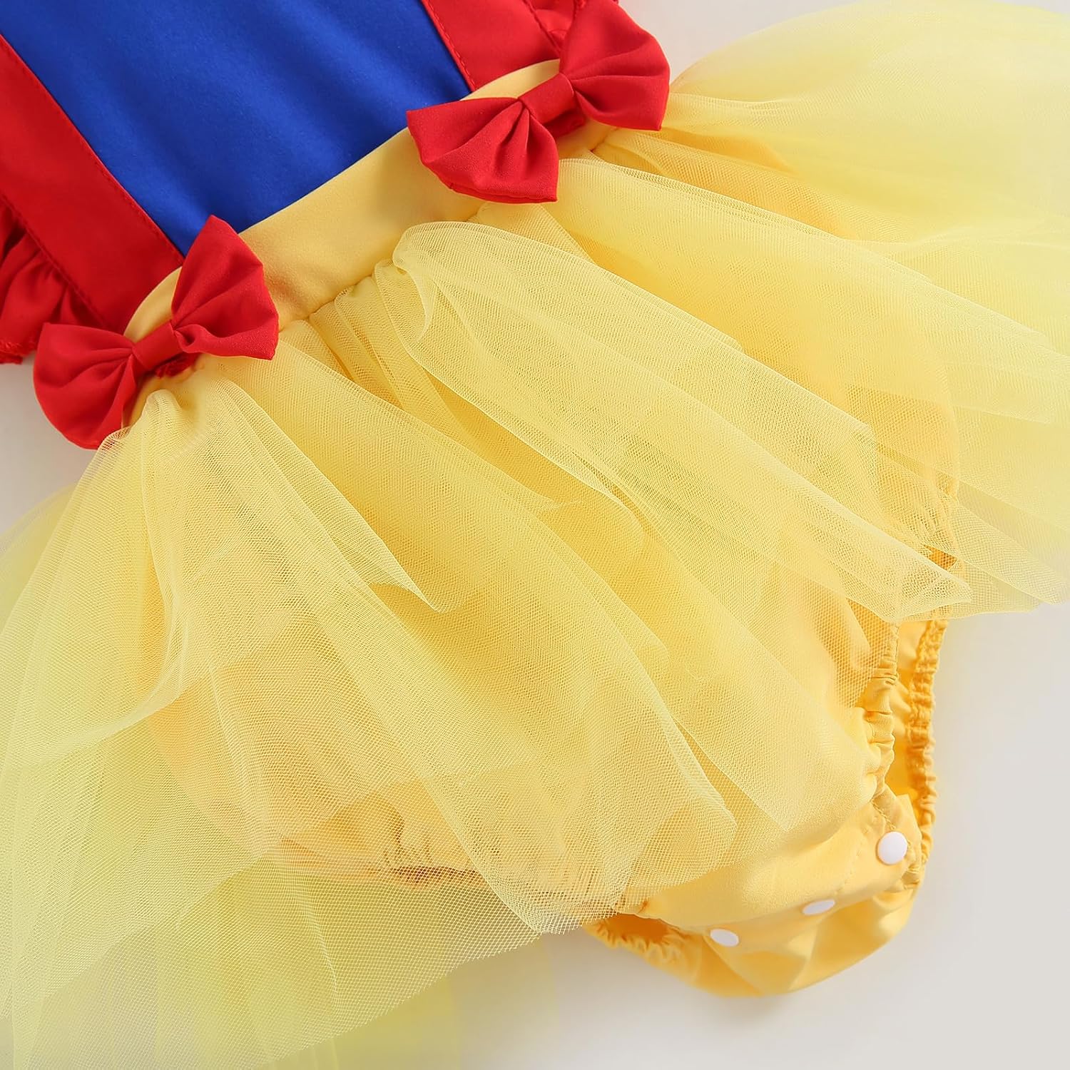 Lightweight Princess Design Romper for Baby Girls