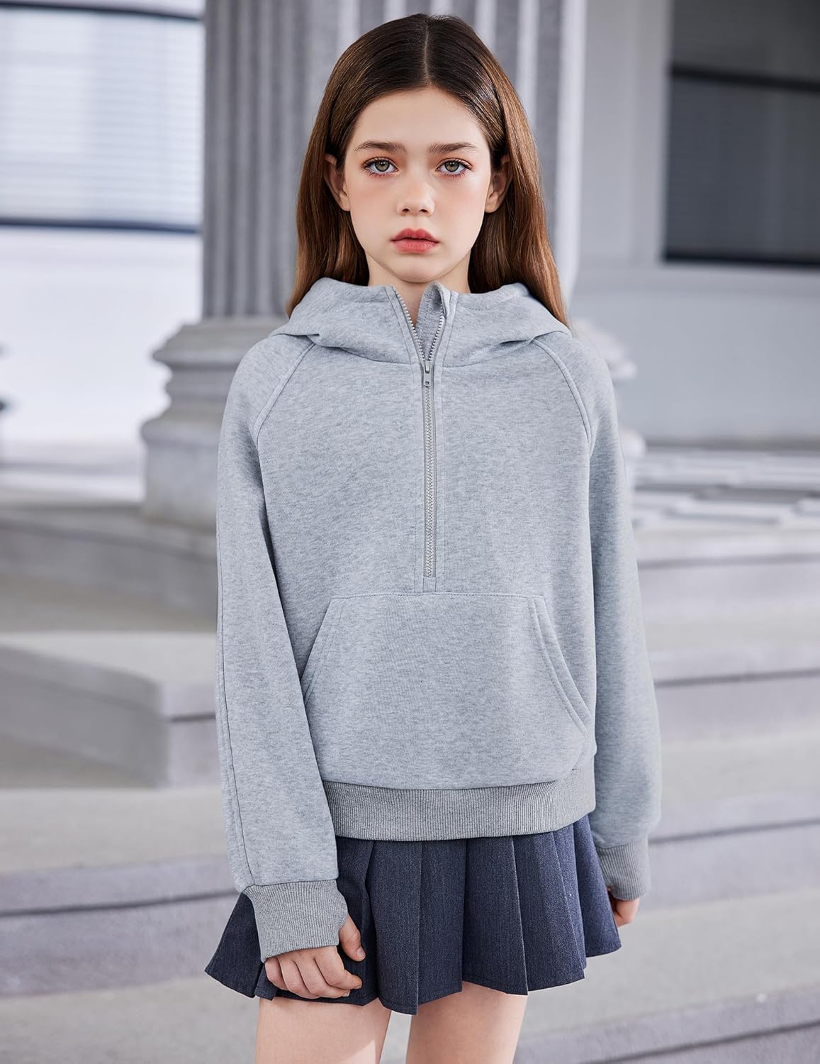 Stylish Girls Fleece Hoodie for Winter
