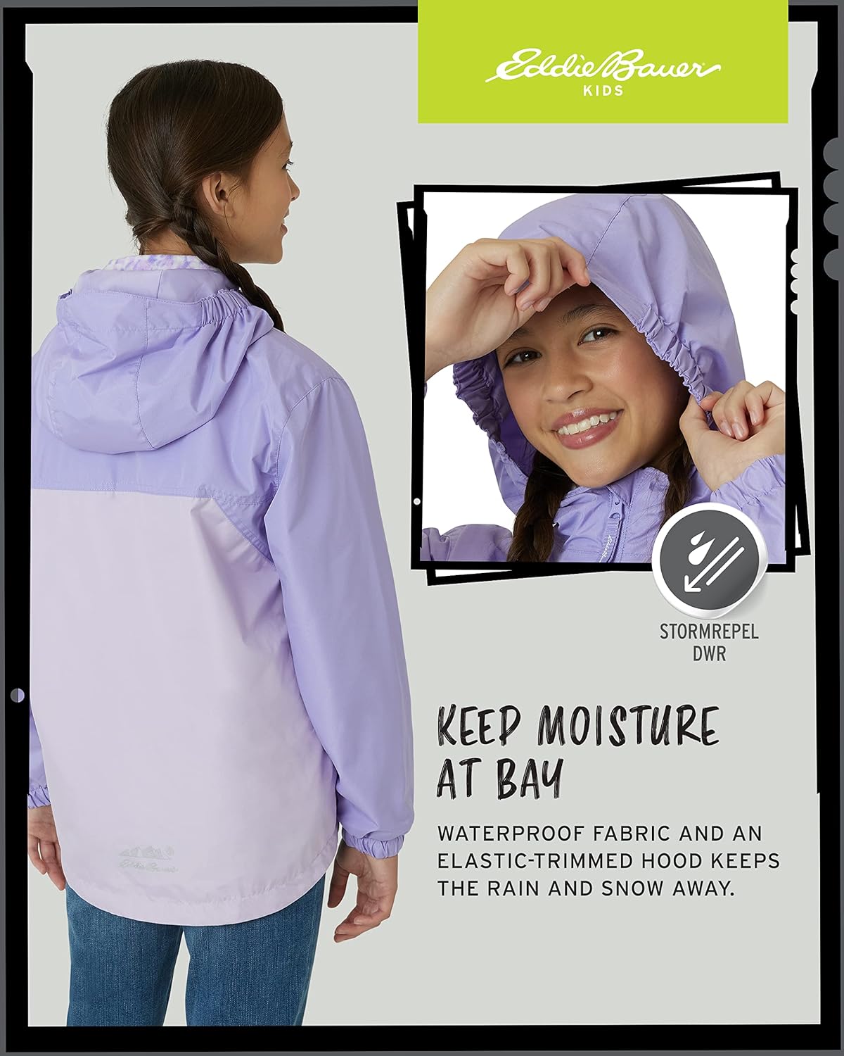 Eddie Bauer Girls 3-in-1 Waterproof Jacket