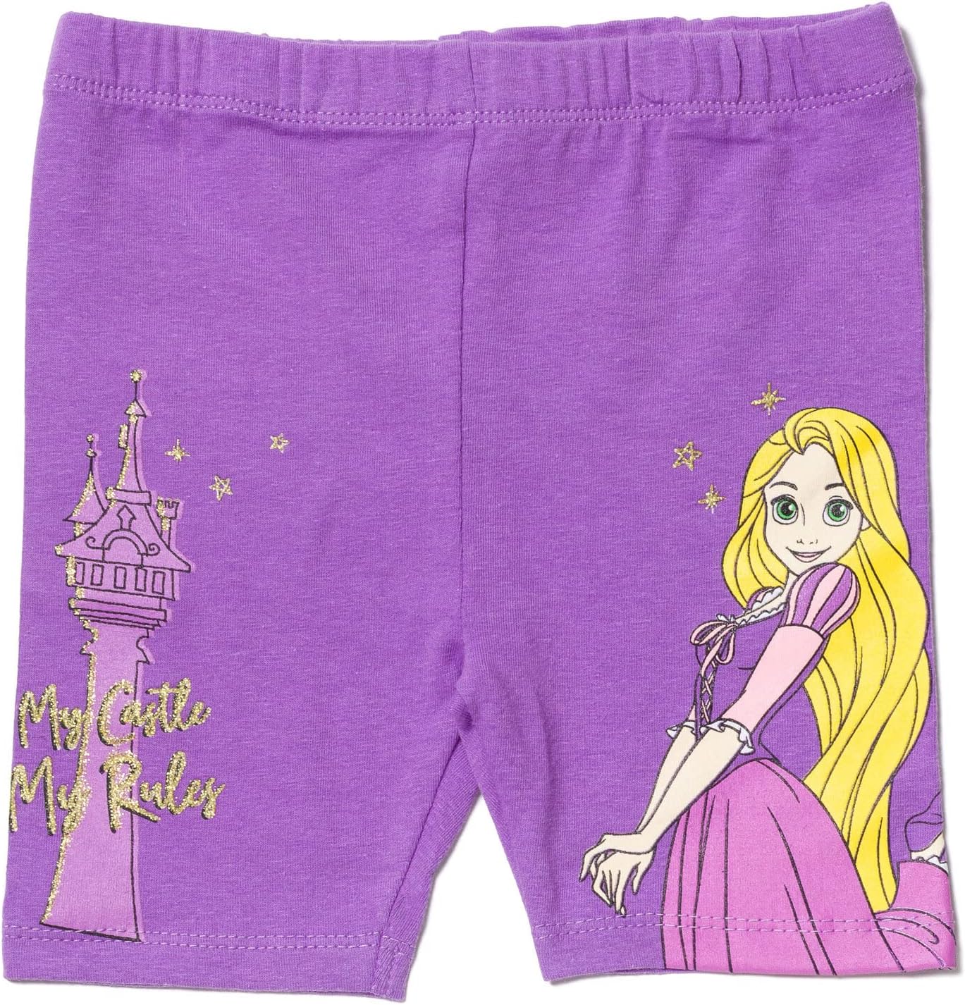 Disney Princess Ariel Belle Rapunzel Moana Bike Shorts 4-Pack