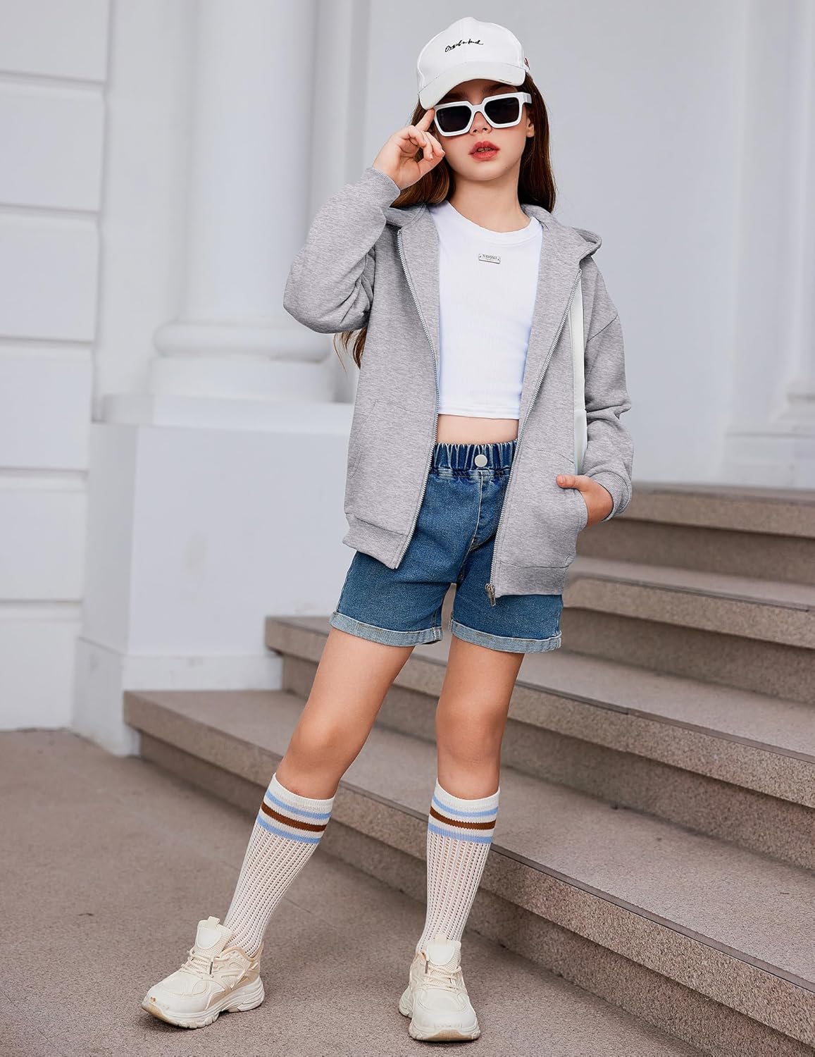 Cool Girls Hoodie with Kangaroo Pockets
