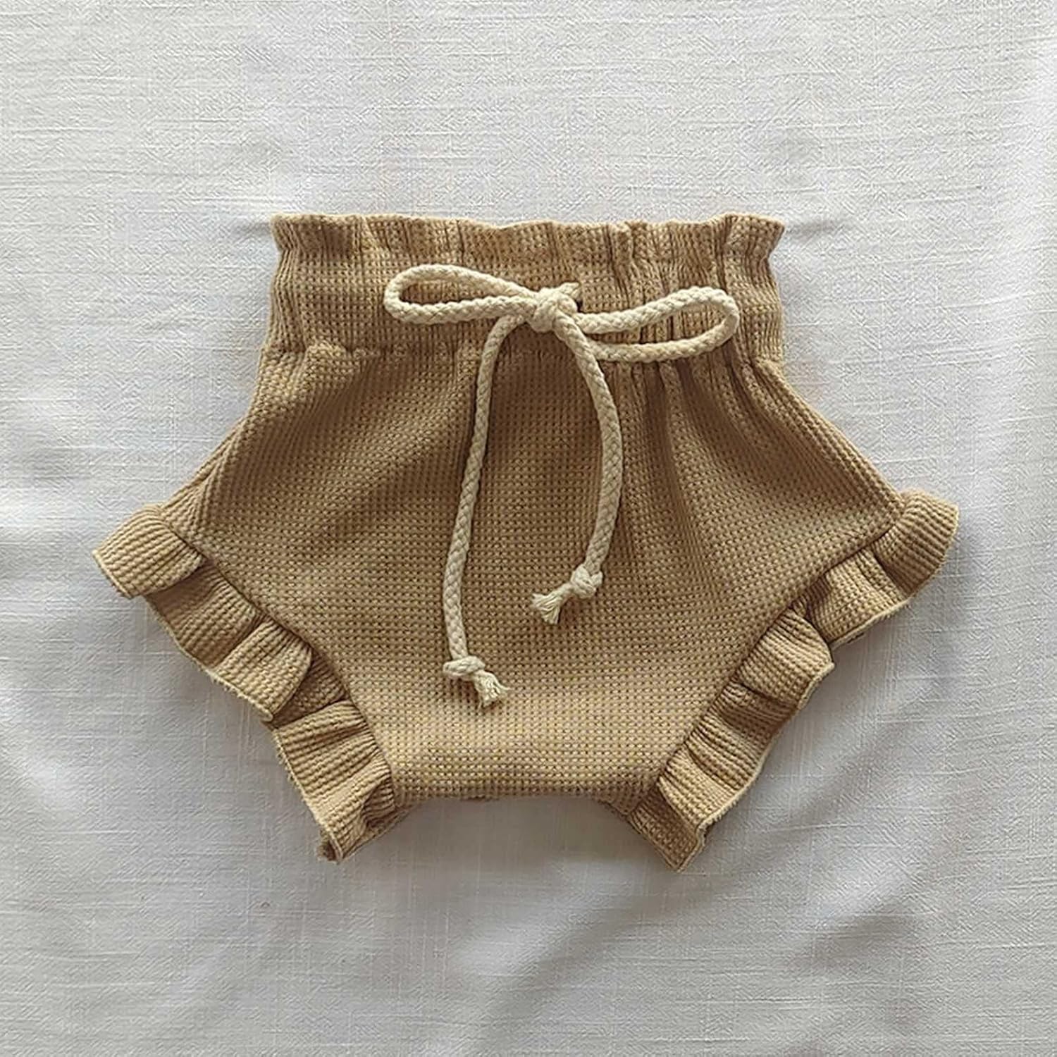 Cute Ruffle Shorts for Baby Girls Soft Stretchy and Comfortable