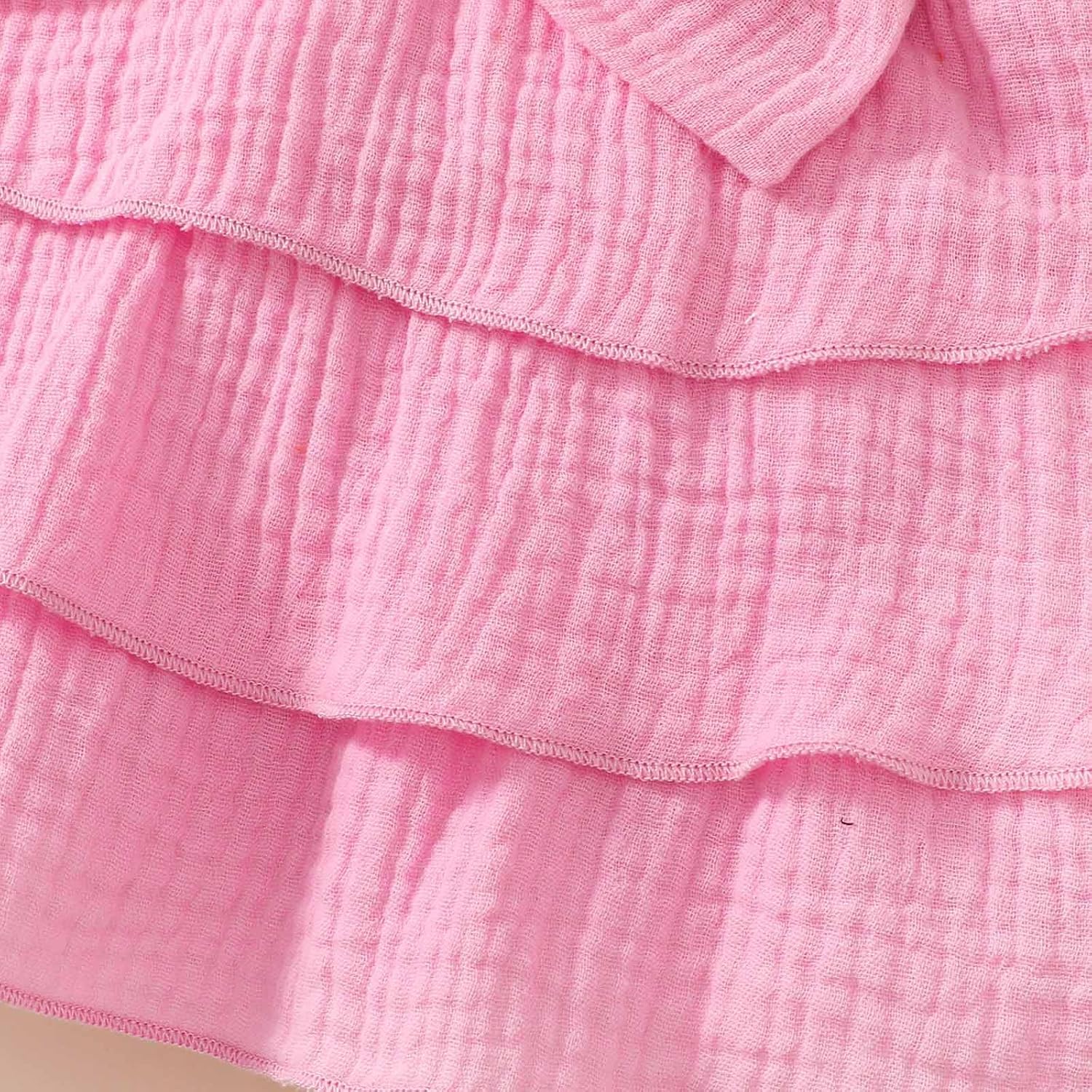 Beessbest Bow Tiered Ruffle Princess Toddler Girls Dress with Headband