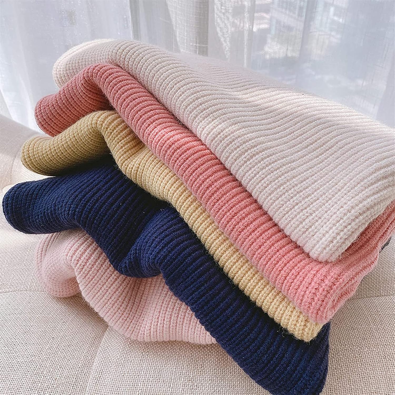 GRNSHTS Baby Girls Loose Long Sleeve Knit Sweater Soft Warm and Stylish