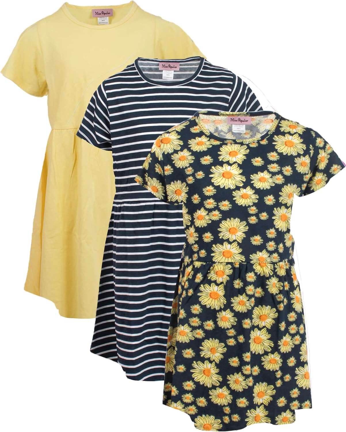Miss Popular Skater Dress 4-16 Soft Cotton Cute Design for Girls