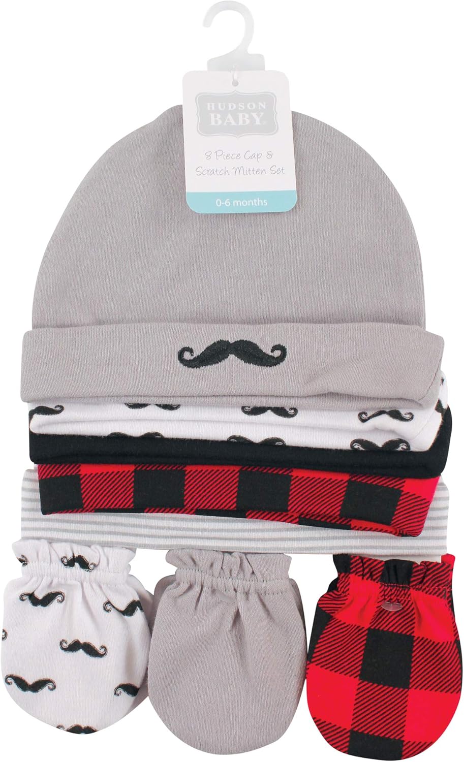 Cotton Cap Mitten Set for Babies