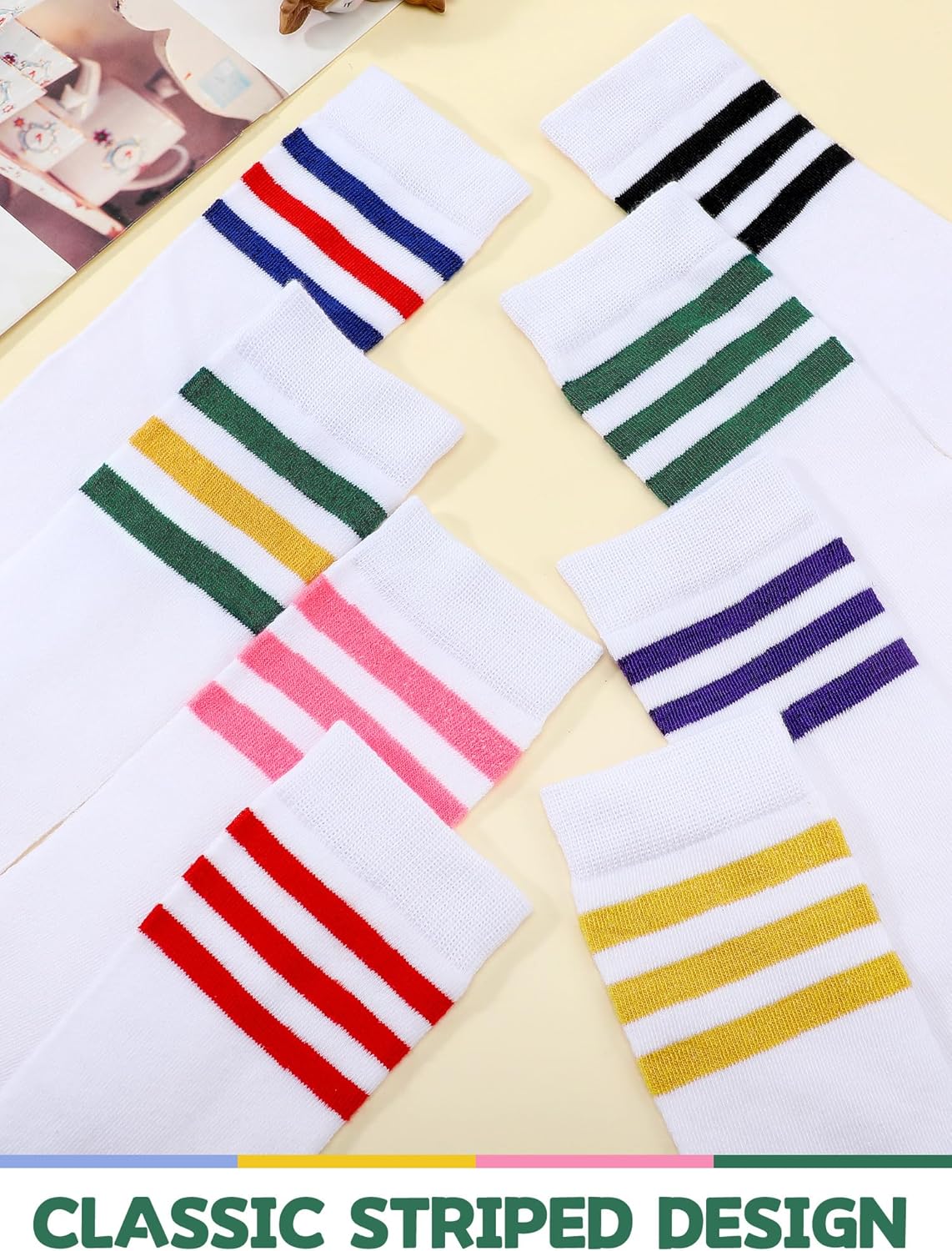 Fun Stripe Socks for Kids