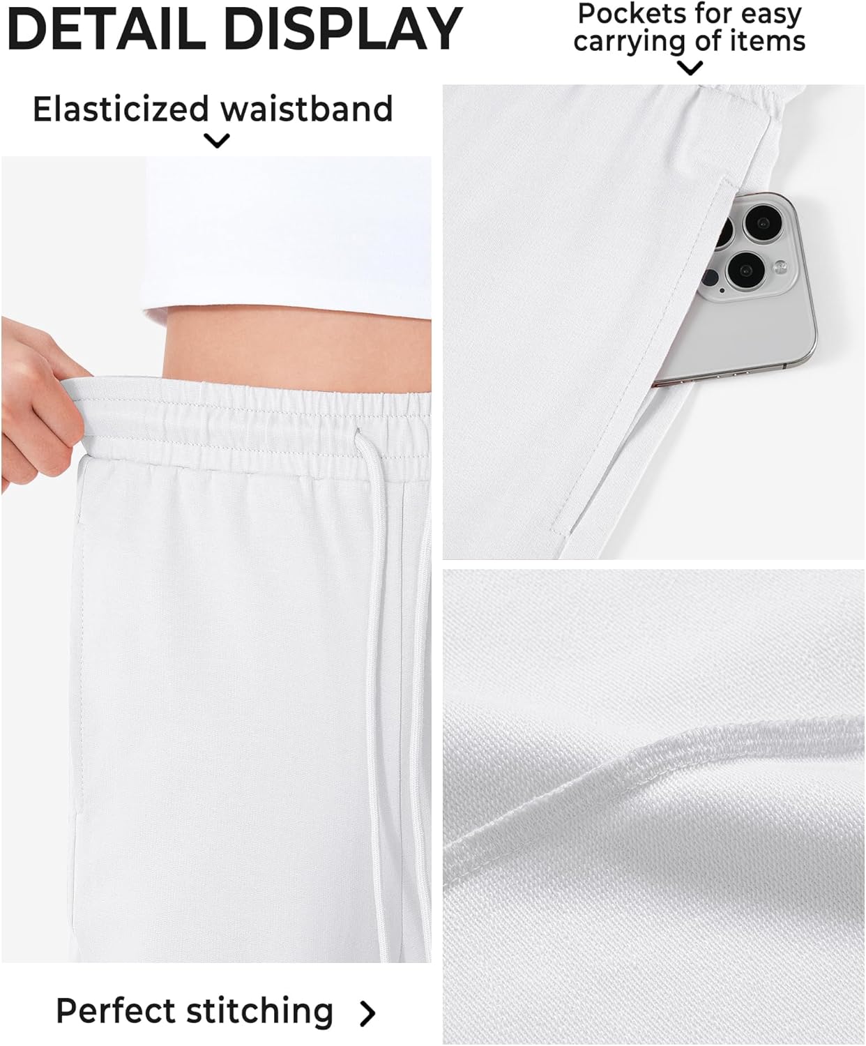 Comfy Stylish Girls Sweatpants for Jogging More