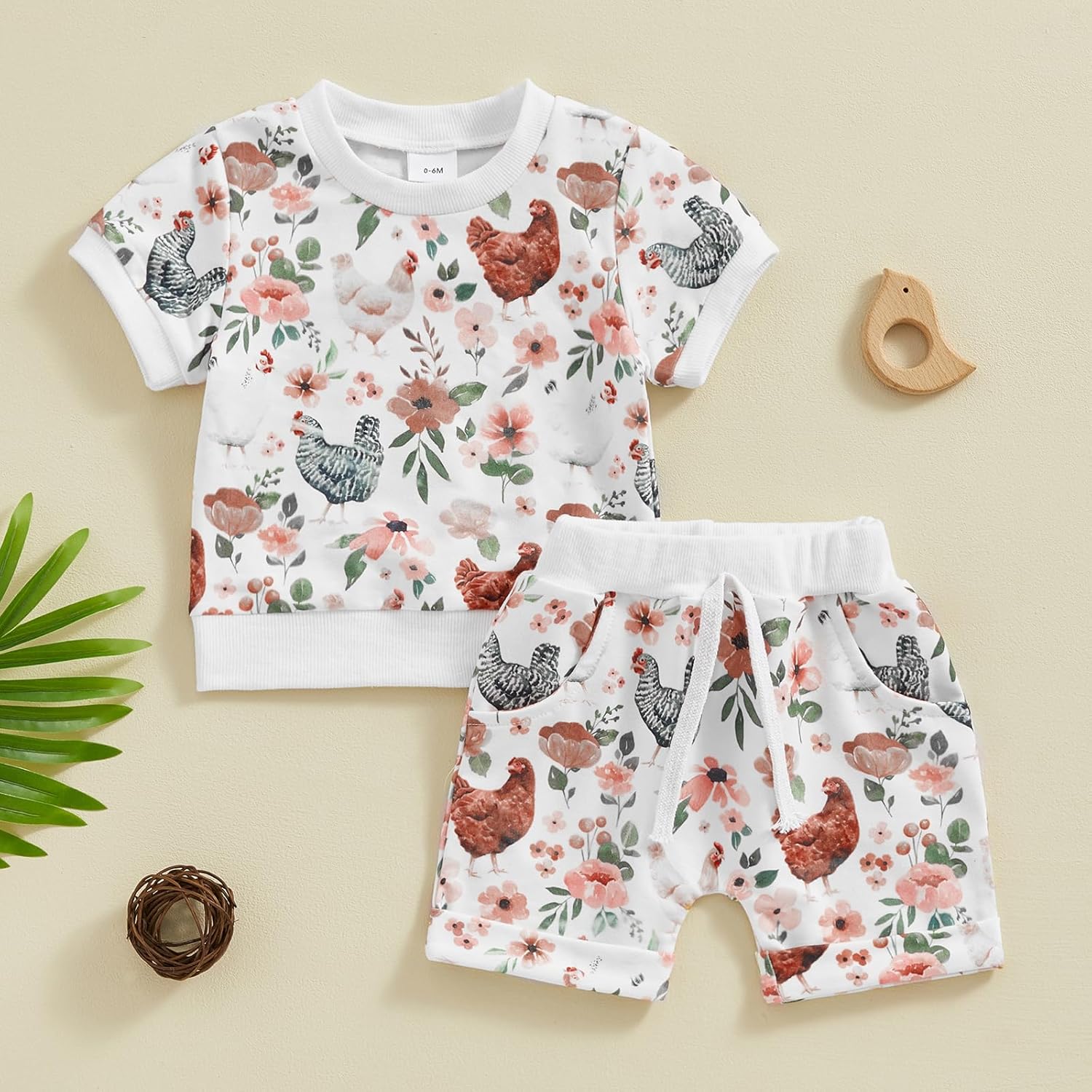 SHUING Toddler Farm Outfit