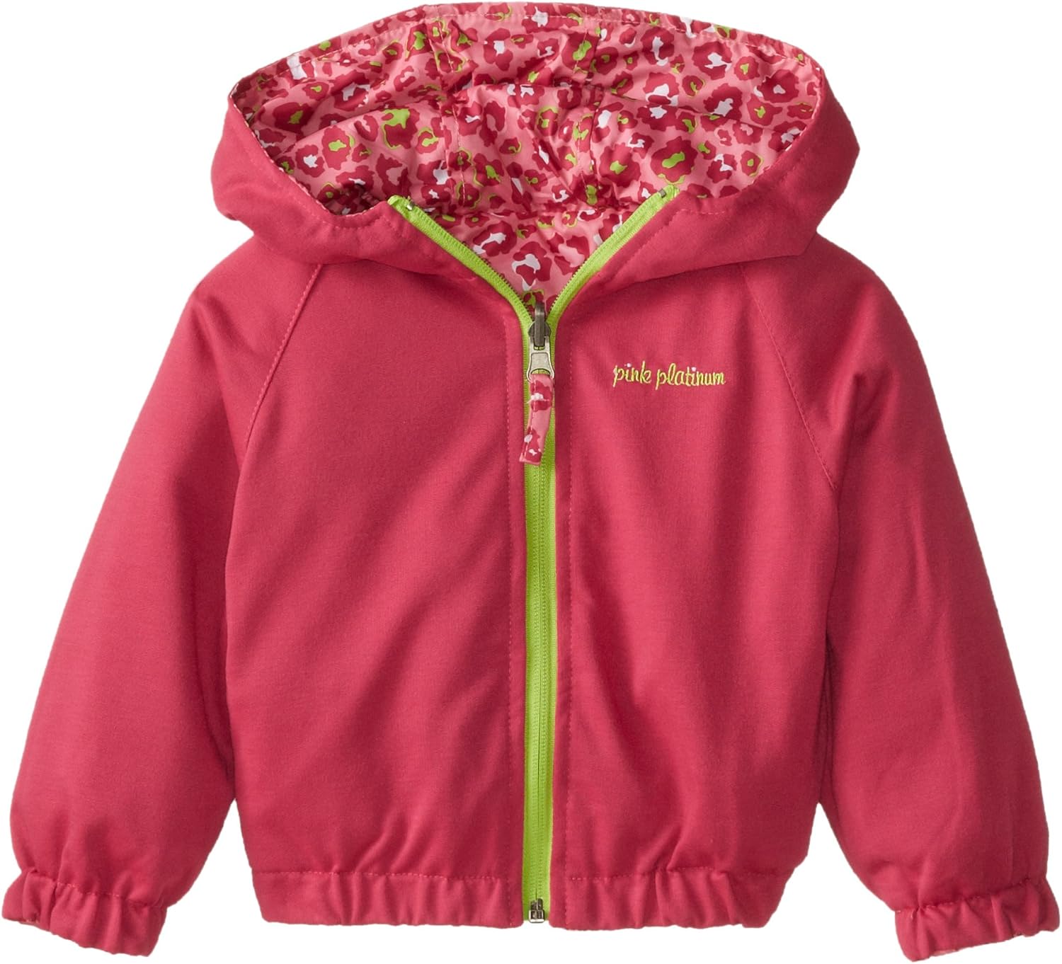 big girls reversible leopard jacket