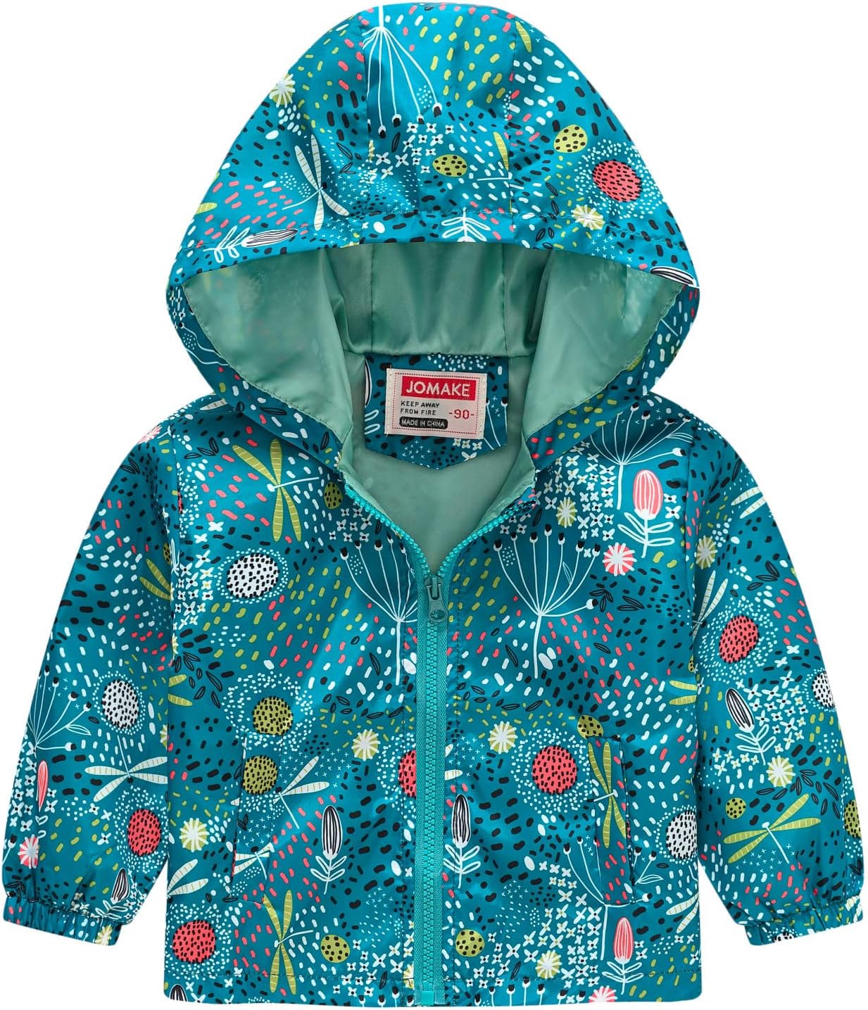 Rainbow Dinosaur Windproof Jacket