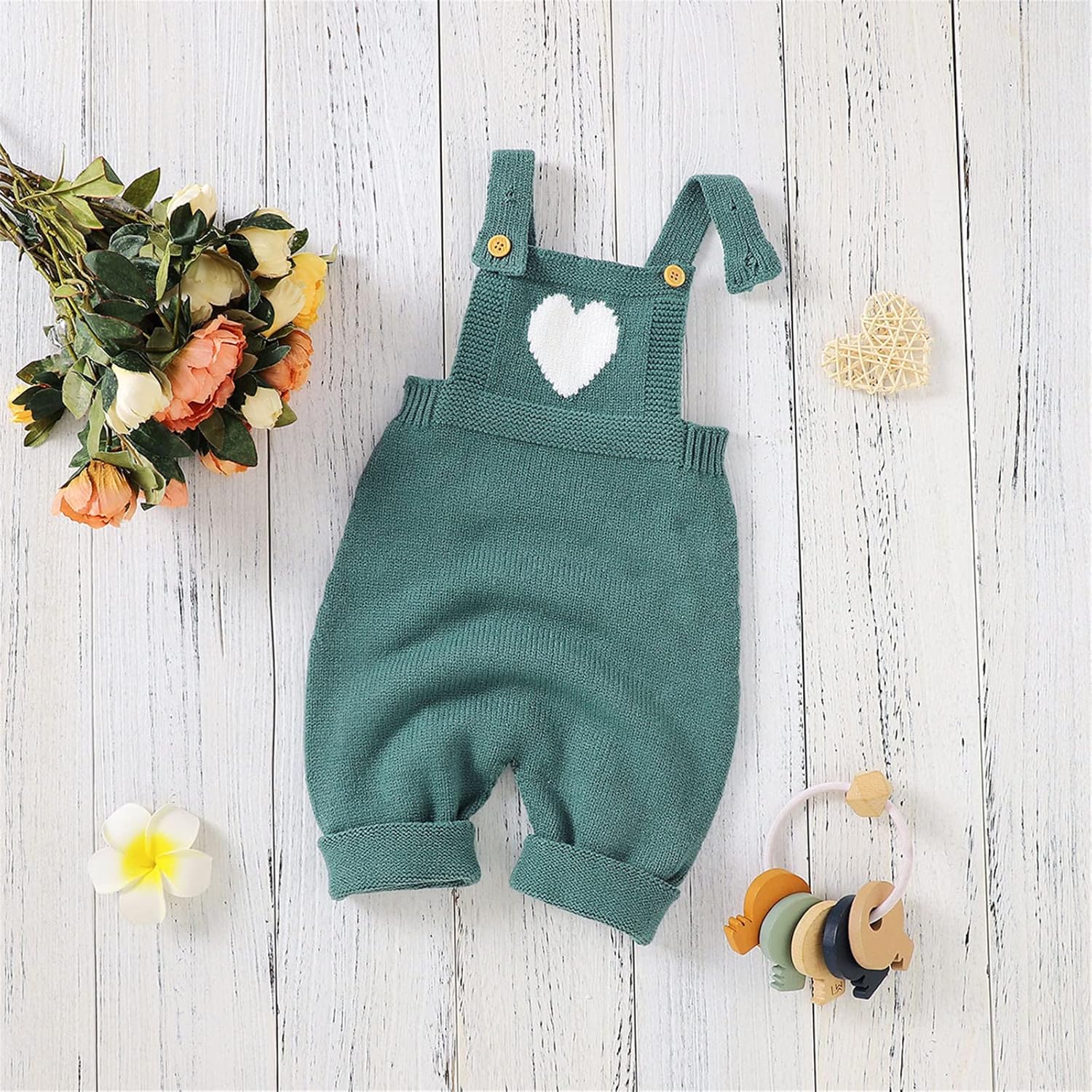 Heart Pattern Romper for Baby
