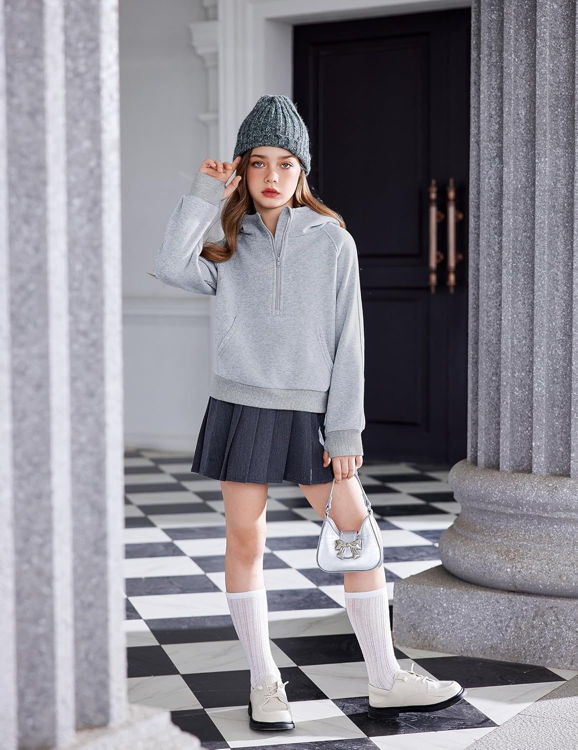 Stylish Girls Fleece Hoodie for Winter