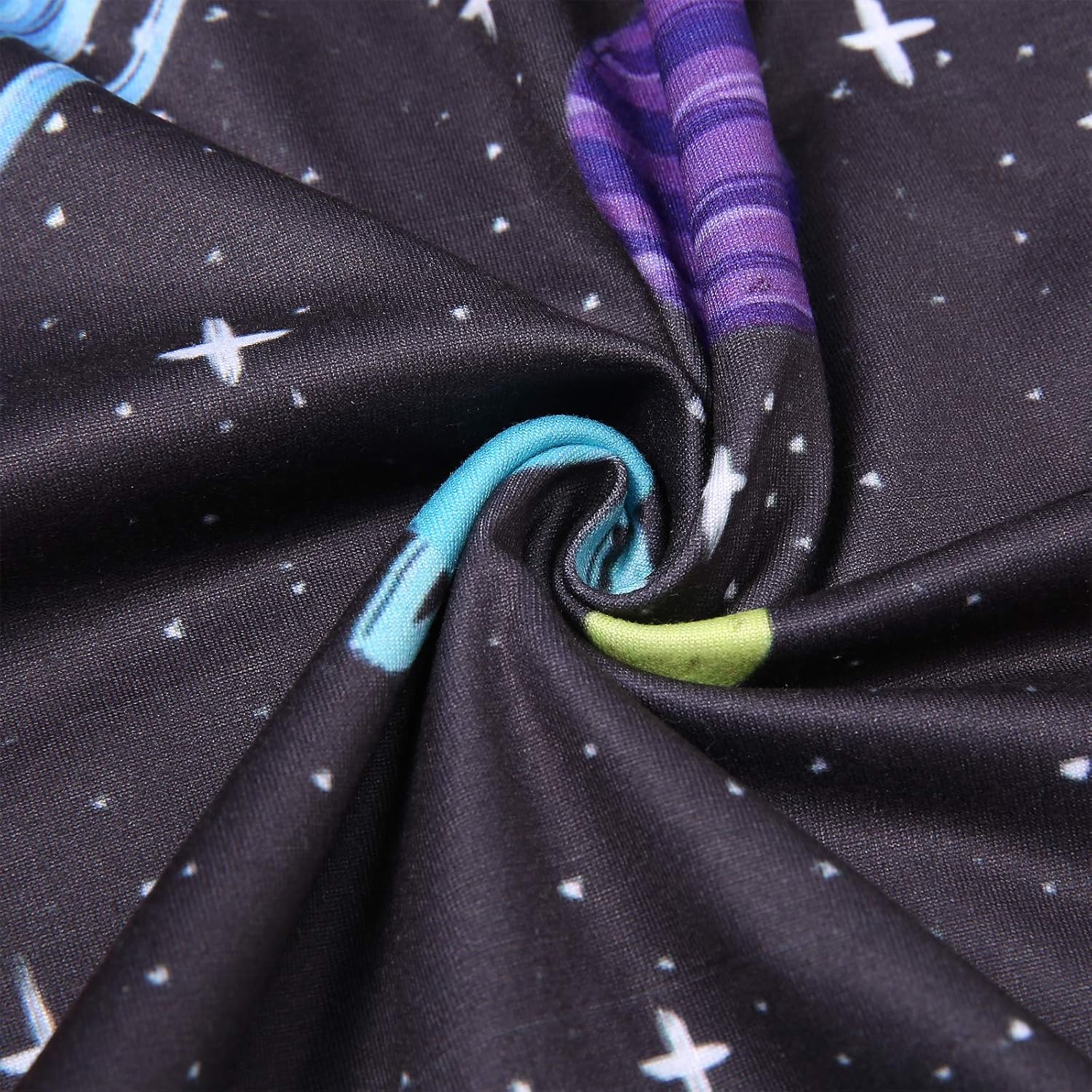 NA Baby Girls Galaxy Twirl Ruffle Bottom Dress Soft BreatheSummer Wardrobe Essential