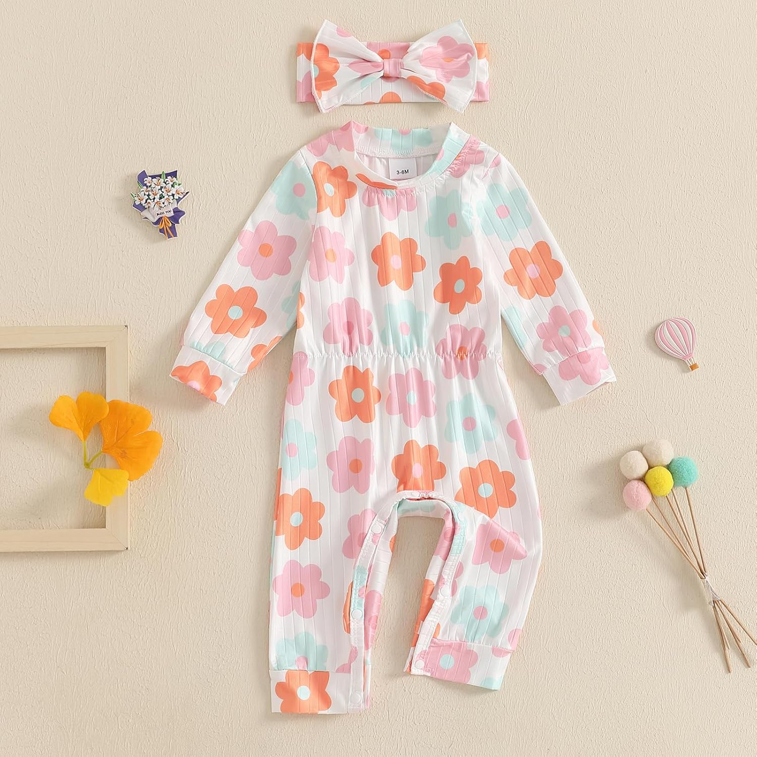 Perfect Romper Set for Newborn Baby Girl Coming Home