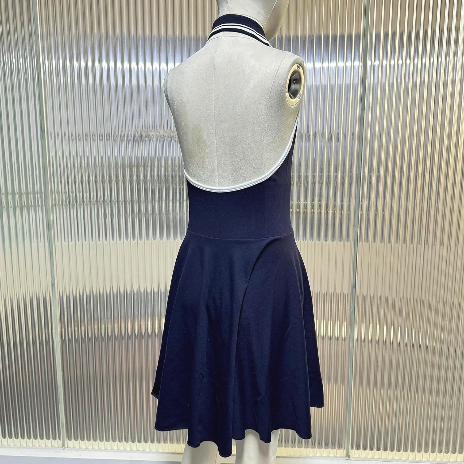 LAKolins High-performance Tennis Dress with Front Zipper for Girls