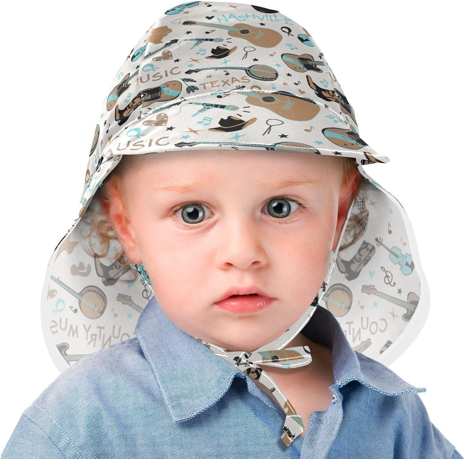 WIFIU Toddler Bucket Hat with Sun Protection