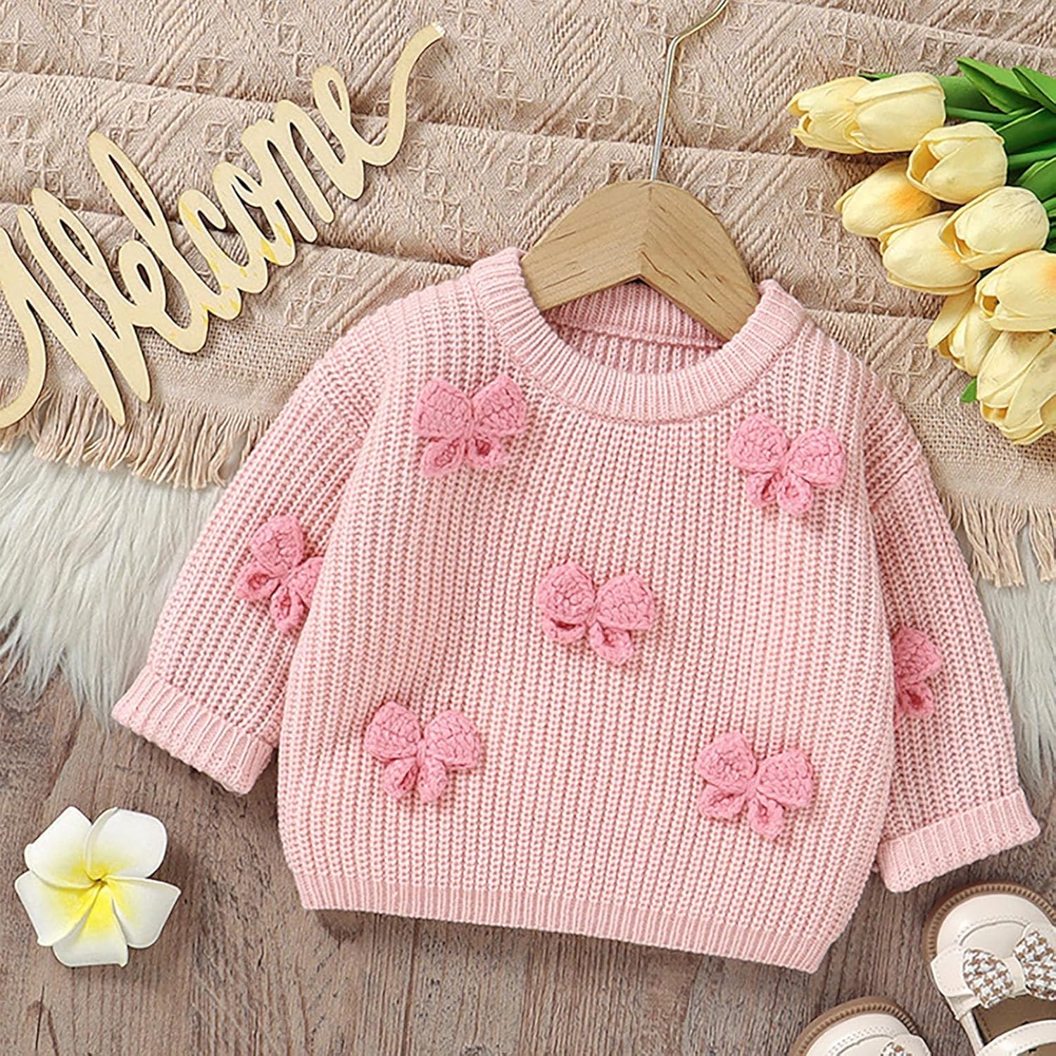 RNTOP Baby Kids Pullover Sweater 2-3 Years
