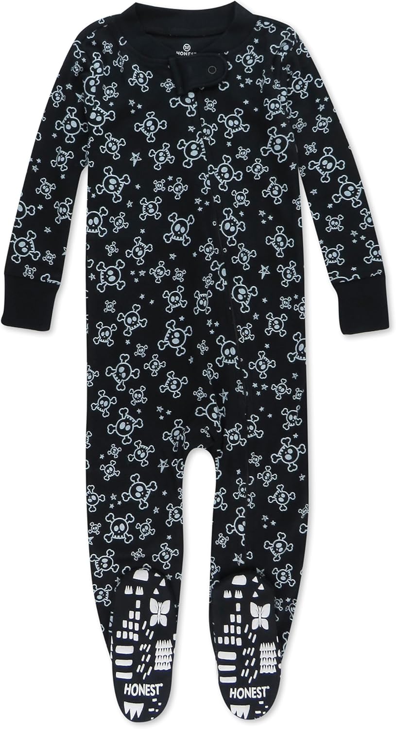 Organic Cotton PJs HonestBaby Non-Slip Footed Pjs
