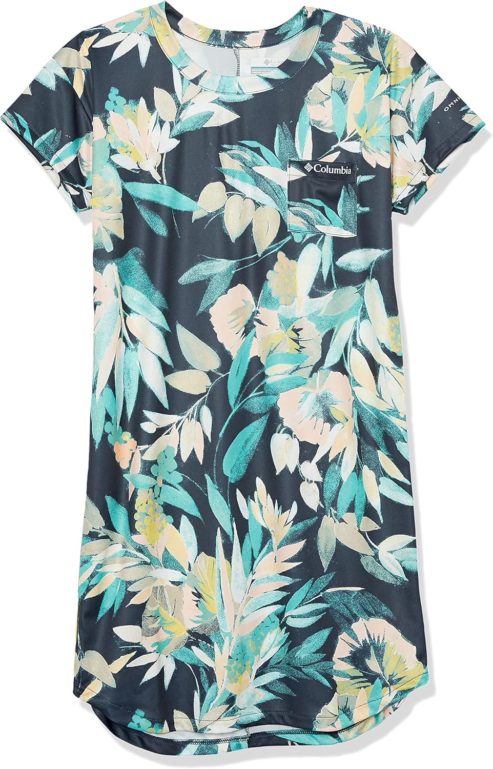 Columbia Girls Sun-Protecting Parka Dress with Chest Pocket