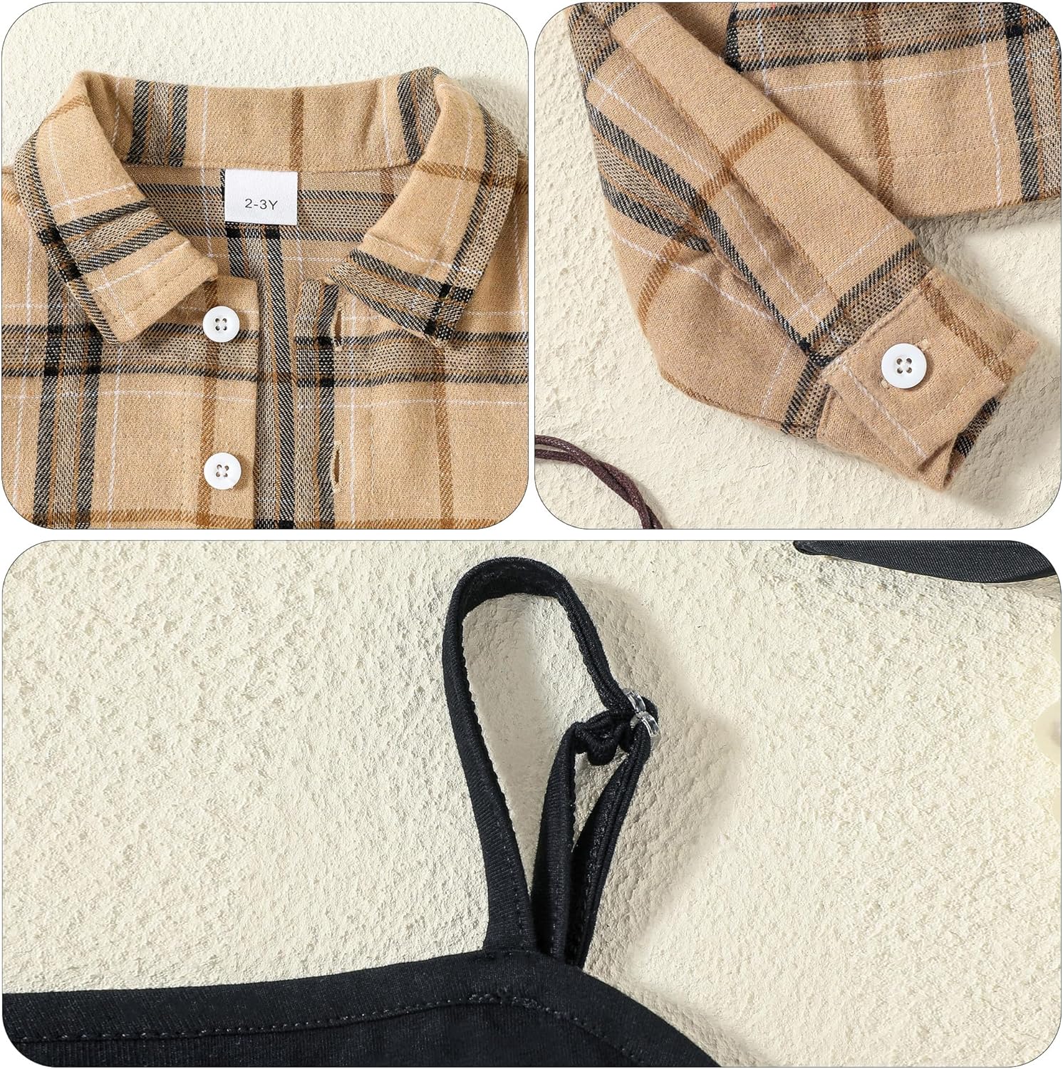YUEMION Toddler Girls Fall Outfit Set