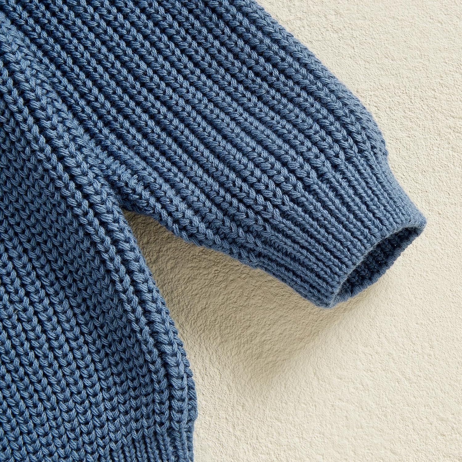 Karwuiio Toddler Chunky Knit Sweater - Soft Warm Perfect for Winter