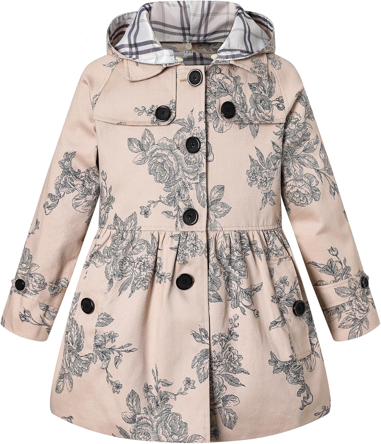 Perfect for Girls BinpaWs Little Girls Refined Trench Coat