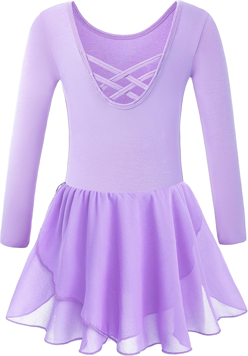 Stylish Girls Ballet Dance Leotards with Flutter Sleeve