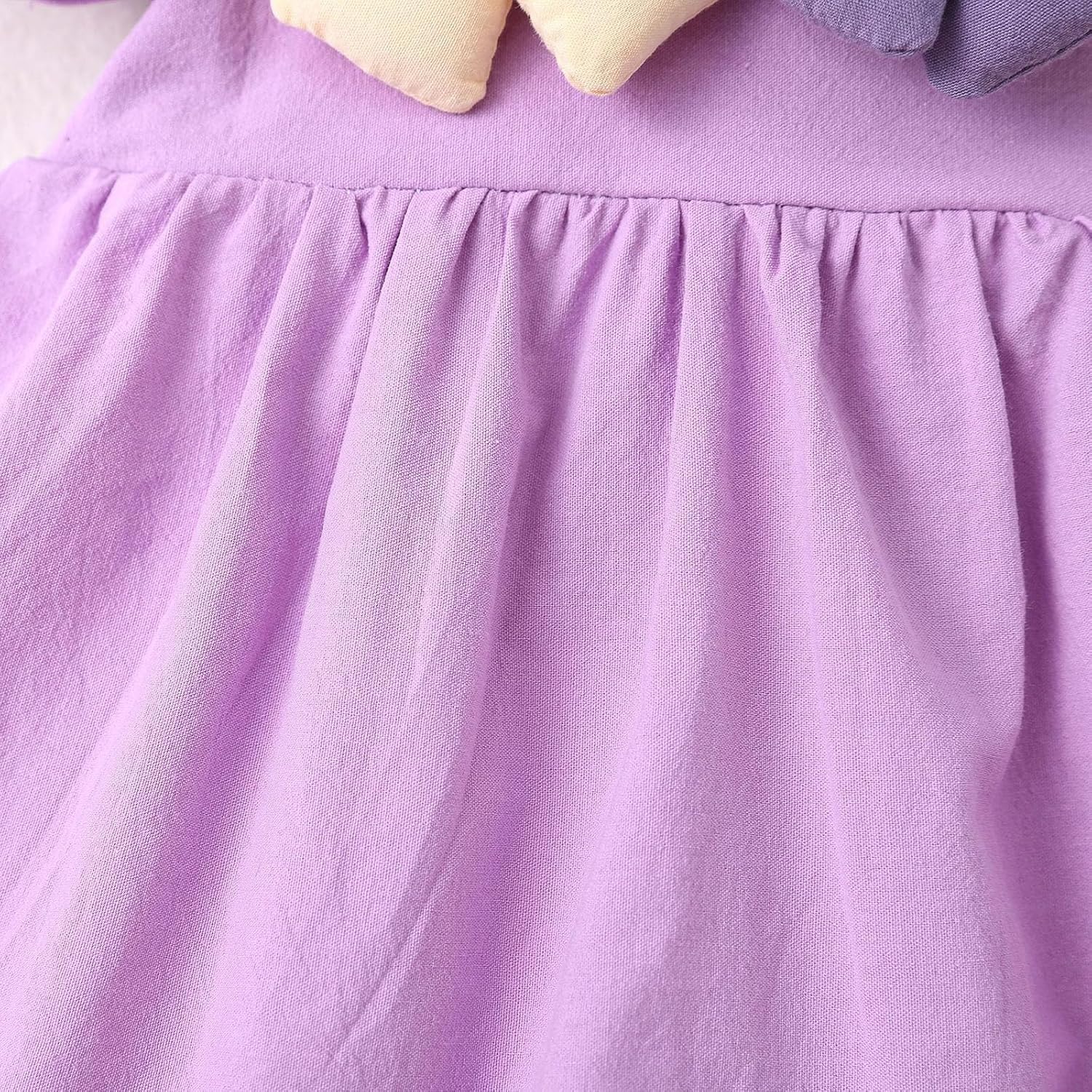 Beessbest 3D Flower Puff Sleeve Dress for Baby Toddler Girls Summer Playwear