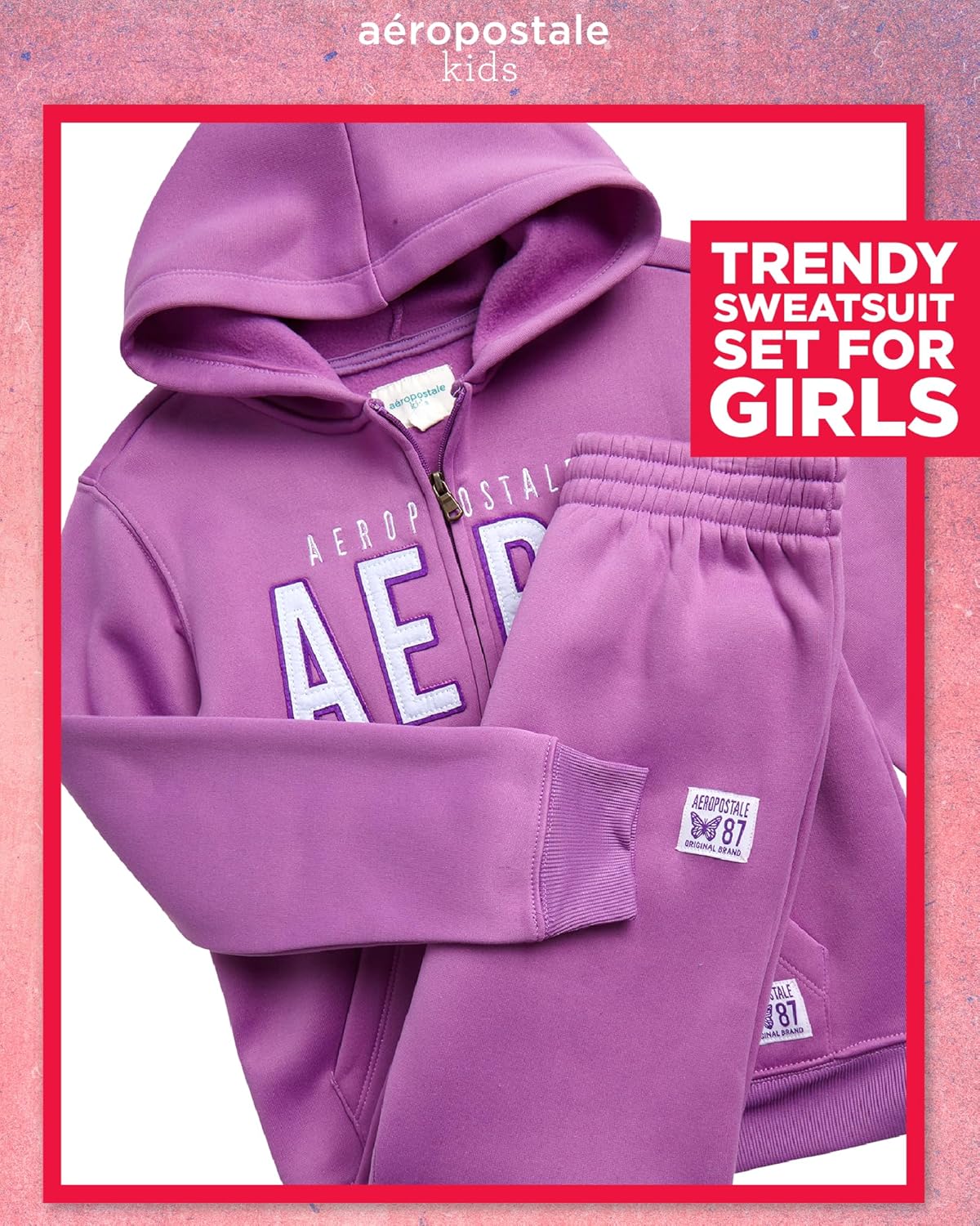AEROPOSTALE Girls Cozy Fleece Set