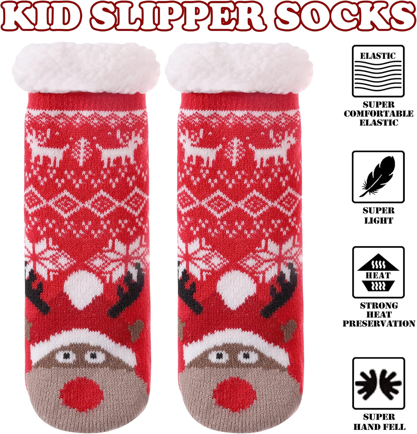 Fuzzy Winter Socks for Kids